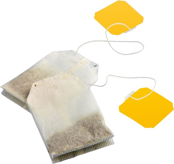 Two teabags.